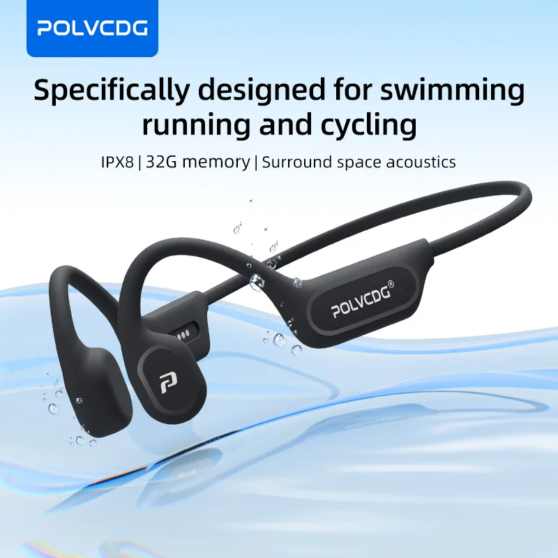 Bone Conduction Running Headphones - Auriculares de Conducción Ósea POLVCDG X9,