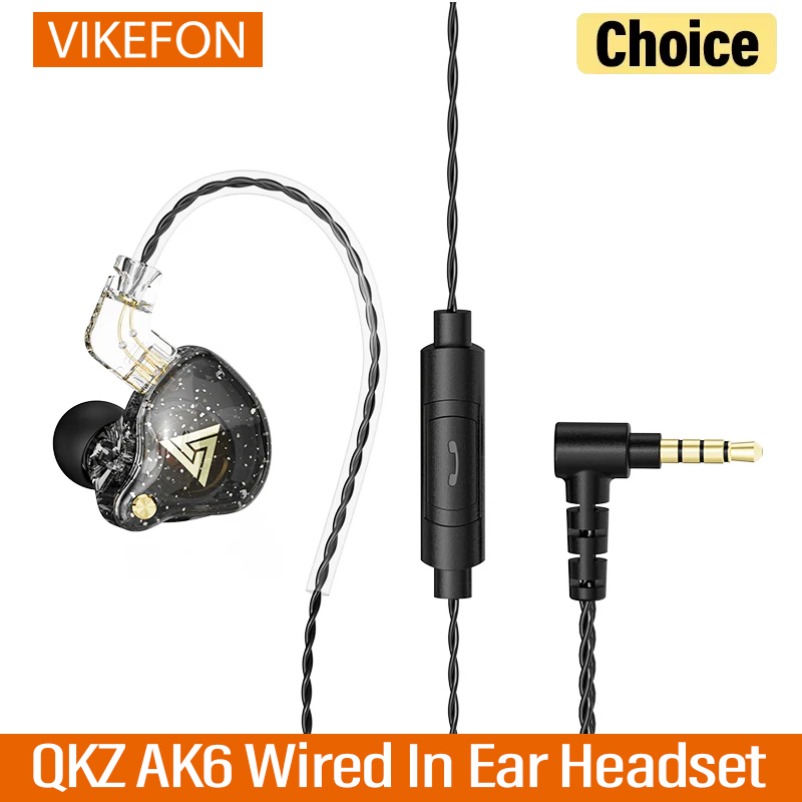 In Ear Monitors For Singers - Auriculares intrauditivos con cable QKZ AK6