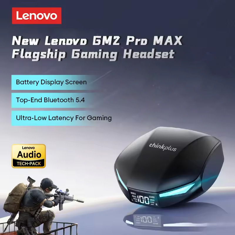 Type C Wired Earphones With Mic - Audífonos Lenovo XT53 con Bluetooth 5.4,