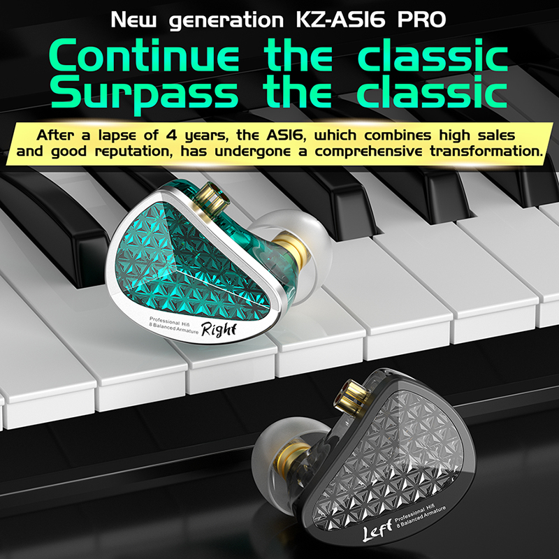 KZ AS16 Pro auriculares intrau - Planar Magnetic Iem Earphones reseña y precio