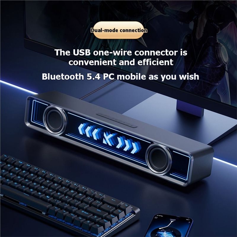 Altavoz para ordenador de sobr - Rgb Computer Soundbar For Pc reseña y precio