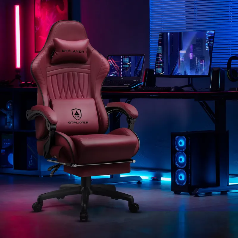 Silla de juego GTPLAYER con al - Speakers reseña y precio