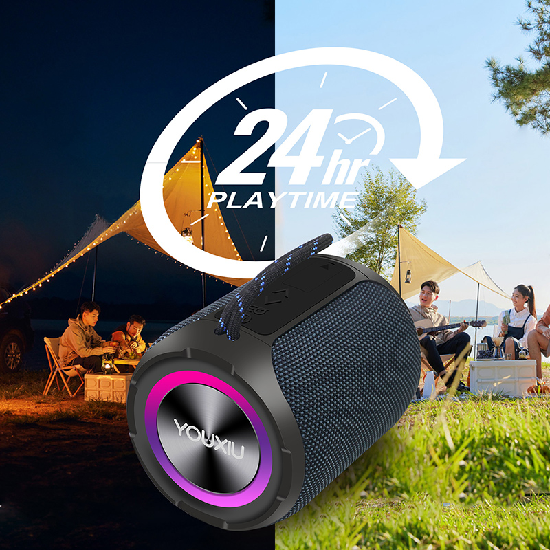 YOUXIU-altavoz Portátil con Bl - Portable Bluetooth Speaker Waterproof Ipx7 reseña y precio